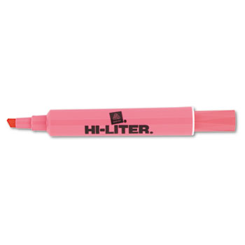 HI-LITER&#174; Desk-Style Highlighter,Smear Safe™ Nontoxic, Light Pink