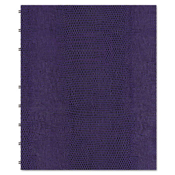 Blueline MiracleBind Notebook, College/Margin, 9 1/4 x 7 1/4, Purple Cover, 75 Sheets