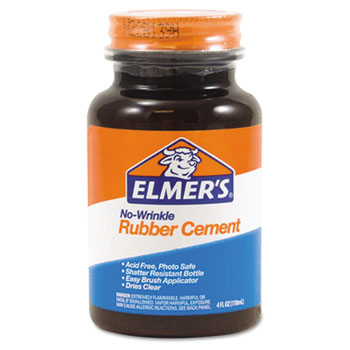 Elmer&#39;s&#174; Rubber Cement, Repositionable, 4 oz