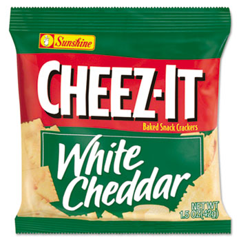 Cheez-It&#174; Crackers, 1.5oz Single-Serving Snack Bags, 8/Box