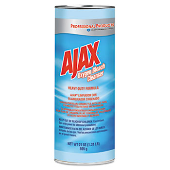 Ajax Oxygen Bleach Powder Cleanser, 21 oz. Canister, Unscented, 24/CT