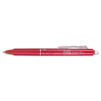 Pilot&#174; FriXion Clicker Erasable Gel Ink Retractable Pen Red Ink, .7mm