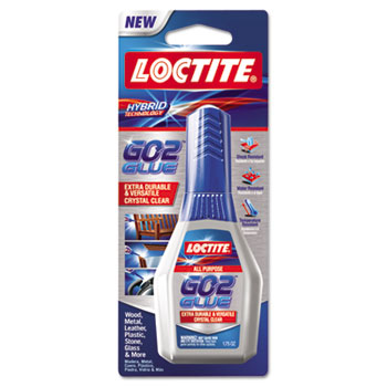 Loctite All-Purpose Adhesive, Clear, 1.75 oz, 1/ea