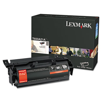 Lexmark™ T650A21A Toner, 7,000 Page-Yield, Black