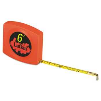 Lufkin Pee Wee Pocket Measuring Tape, 6ft