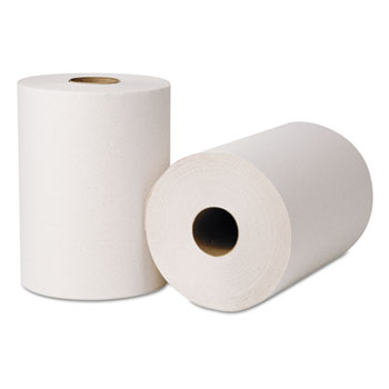 Wausau Paper&#174; EcoSoft Universal Roll Towels, 425 ft x 8 in, Natural White