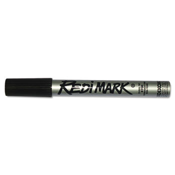 Dixon 8717 Redimark Metal-Cased Marker, Black, 6&quot;, Chisel Point, DZ