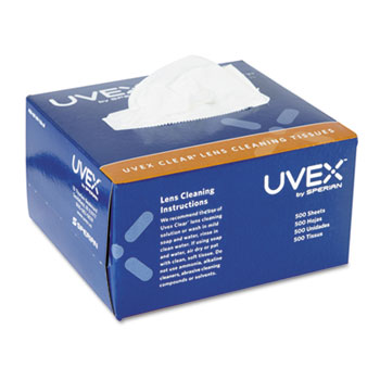 Honeywell Uvex™ Clear Lens Cleaning Tissues, 500/Box