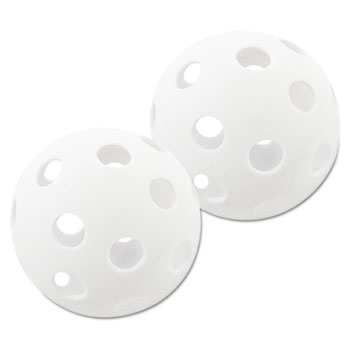 Champion Sports Plastic Softballs, 12&quot;, White, Dozen