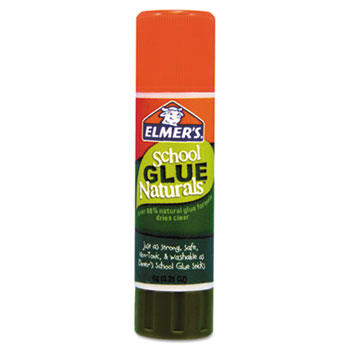 Elmer&#39;s School Glue Naturals, Clear, 0.21 oz Stick, 30 per Pack