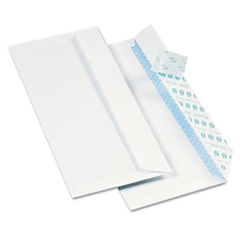 Quality Park™ Redi-Strip Security Tinted Envelope, Contemporary, #10, White, 1000/Box