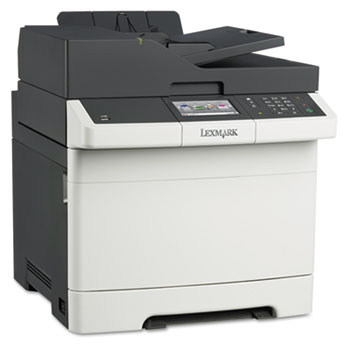 Lexmark™ CX410e Multifunction Color Laser Printer, Copy/Fax/Print/Scan