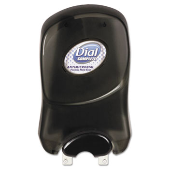 Dial&#174; Duo Manual Soap Dispenser, 7 1/4 x 3 7/8 x 11 3/4, 1250 mL, Smoke