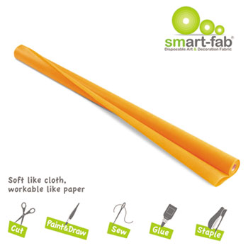 Smart-Fab&#174; Smart Fab Disposable Fabric, 48 x 40 roll, Orange