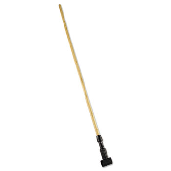 Rubbermaid&#174; Commercial Gripper Bamboo Composite Mop Handle, 60&quot;, Natural/Black