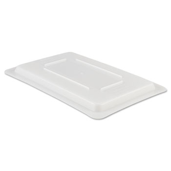 Rubbermaid Commercial Food/Tote Box Lids, 12w x 18d, White