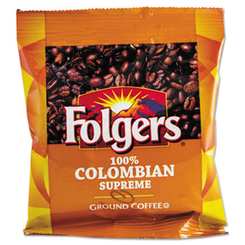 Folgers&#174; Coffee Fraction Pack, 100% Colombian, 1.75oz, 42/CT