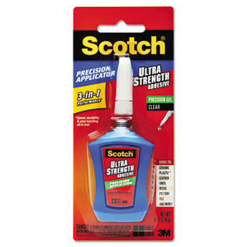 Scotch™ Super Glue Liquid, Precision Applicator, 0.14 oz, Clear