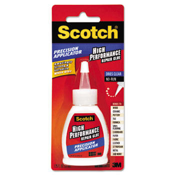 Scotch™ Super Glue Liquid, Precision Applicator, 1.25 oz, Clear