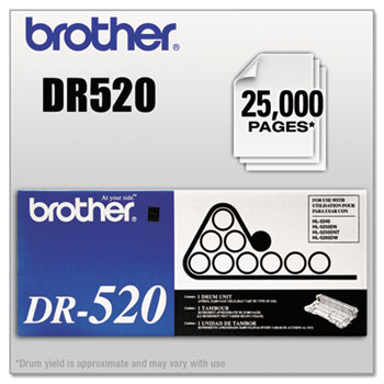 Brother DR520 Drum Unit, Black