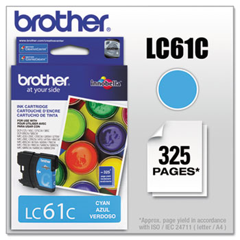 Brother LC61C Innobella Ink, Cyan