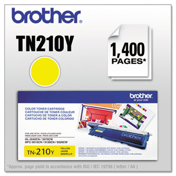 Brother TN210Y Toner, Yellow