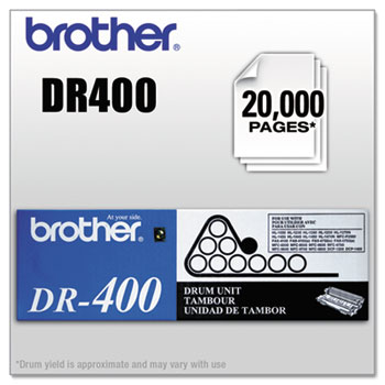 Brother DR400 Drum Unit, Black