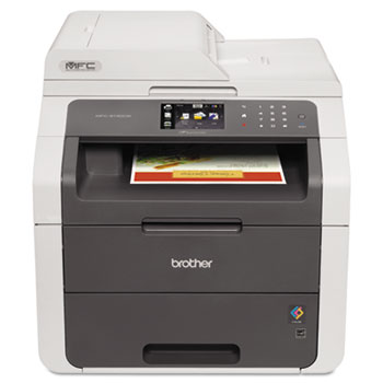Brother MFC-9130CW All-in-One Laser Printer, Copy/Fax/Print/Scan
