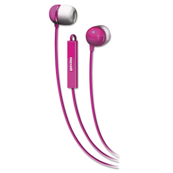 Maxell&#174; In-Ear Buds with Built-in Microphone, Pink