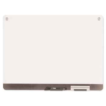 Iceberg Clarity Glass Personal Dry Erase Boards, Ultra-White Backing, 24 x 18