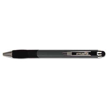 Zebra Stylus/Pen, Retractable, 1.0mm Point Pen, Gray