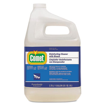 Comet&#174; Disinfecting Cleaner w/Bleach, 1 gal Bottle, 3/Carton