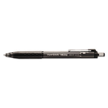 Paper Mate&#174; InkJoy 300RT Ballpoint Pen, .7mm, Black Ink, Dozen