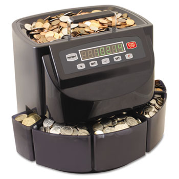 SteelMaster&#174; Coin Counter/Sorter, Pennies through Dollar Coins