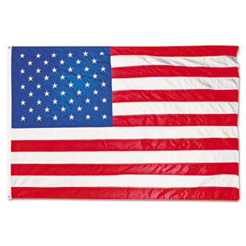 Advantus All-Weather Outdoor U.S. Flag, Heavyweight Nylon, 5 ft x 8 ft