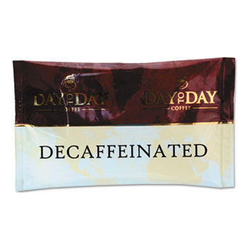 Day to Day Coffee&#174; 100% Pure Coffee, Decaffeinated, 1.5 oz Pack, 42 Packs/Carton