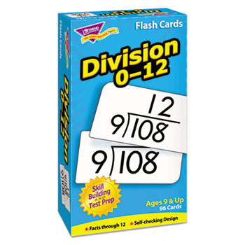 TREND&#174; Skill Drill Flash Cards, 3 x 6, Division