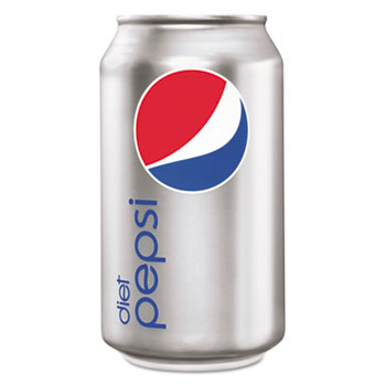 Pepsi Diet Cola, 12 oz Soda Can, 24/CT