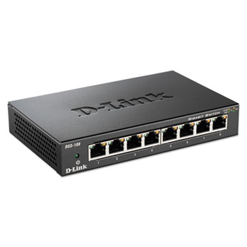 D-Link 8-Port Gigabit Ethernet Switch, Unmanaged