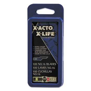 X-ACTO #16 Bulk Pack Blades for X-Acto Knives, 100/Box