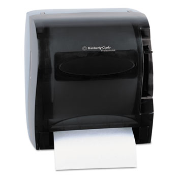Kimberly-Clark Professional In-Sight Lev-R-Matic Roll Towel Dispenser, 13 3/10w x 9 4/5d x 13 1/2h, Smoke