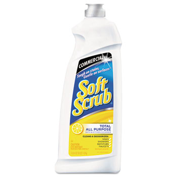Soft Scrub&#174; Total All-Purpose Bath &amp; Kitchen Cleanser, 36 oz., Lemon Scent