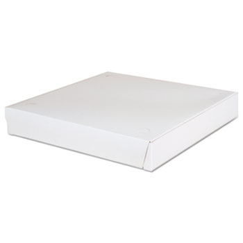 SCT&#174; Lock-Corner Pizza Boxes, 12w x 12d x 1-7/8h, White, 100/CT