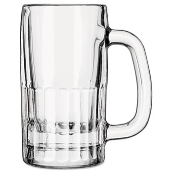 Libbey Glass Mugs &amp; Tankards, Mug, 10oz, 5 3/4&quot; Tall, 12/CT