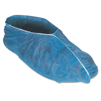 KleenGuard™ A10 LightDuty Shoe Covers, Polypropylene, Universal, Blue, 300/Carton