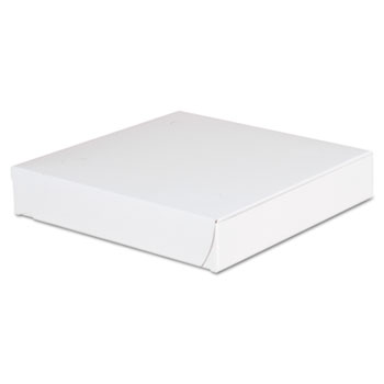 SCT&#174; Lock-Corner Pizza Boxes, 8w x 8d x 1 1/2h, White