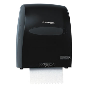 Kimberly-Clark Professional Sanitouch Hard Roll Touchless Paper Towel Dispenser, 1.75&quot; Core Size, 12.63&quot; x 16.13&quot; x 10.2&quot;, Black