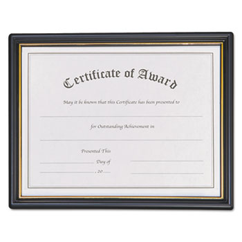 NuDell™ Framed Achievement/Appreciation Awards, Two Designs, Letter
