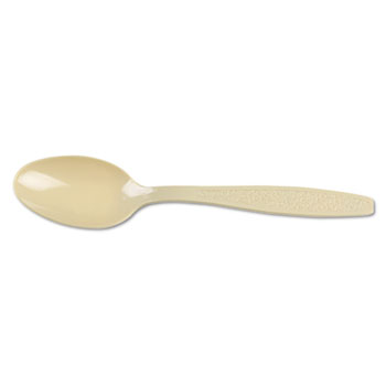 SOLO&#174; Cup Company Sweetheart Guildware Polystyrene Teaspoons, Champagne, 100/Box