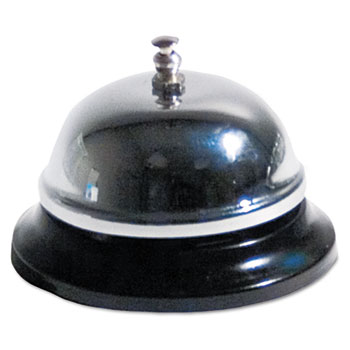 Advantus Call Bell, 3-3/8&quot; Diameter, Chrome